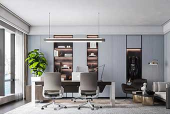 黄山轻奢风格-书房