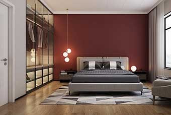 黄山现代风格-卧室