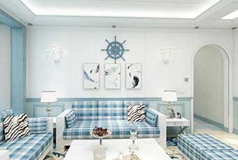 黄山地中海风格-客厅