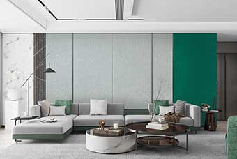 黄山轻奢风格-客厅