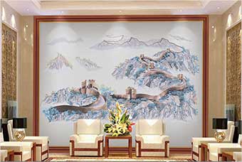 黄山森佰汇航空纤维墙咔（唯我中华）