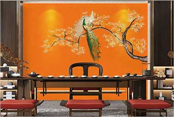 黄山森佰汇航空纤维墙咔（春花秋月）