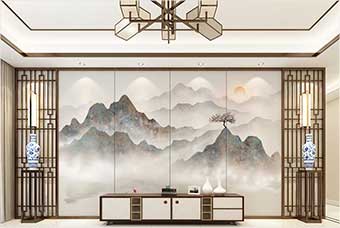 黄山森佰汇航空纤维（山水画系列）